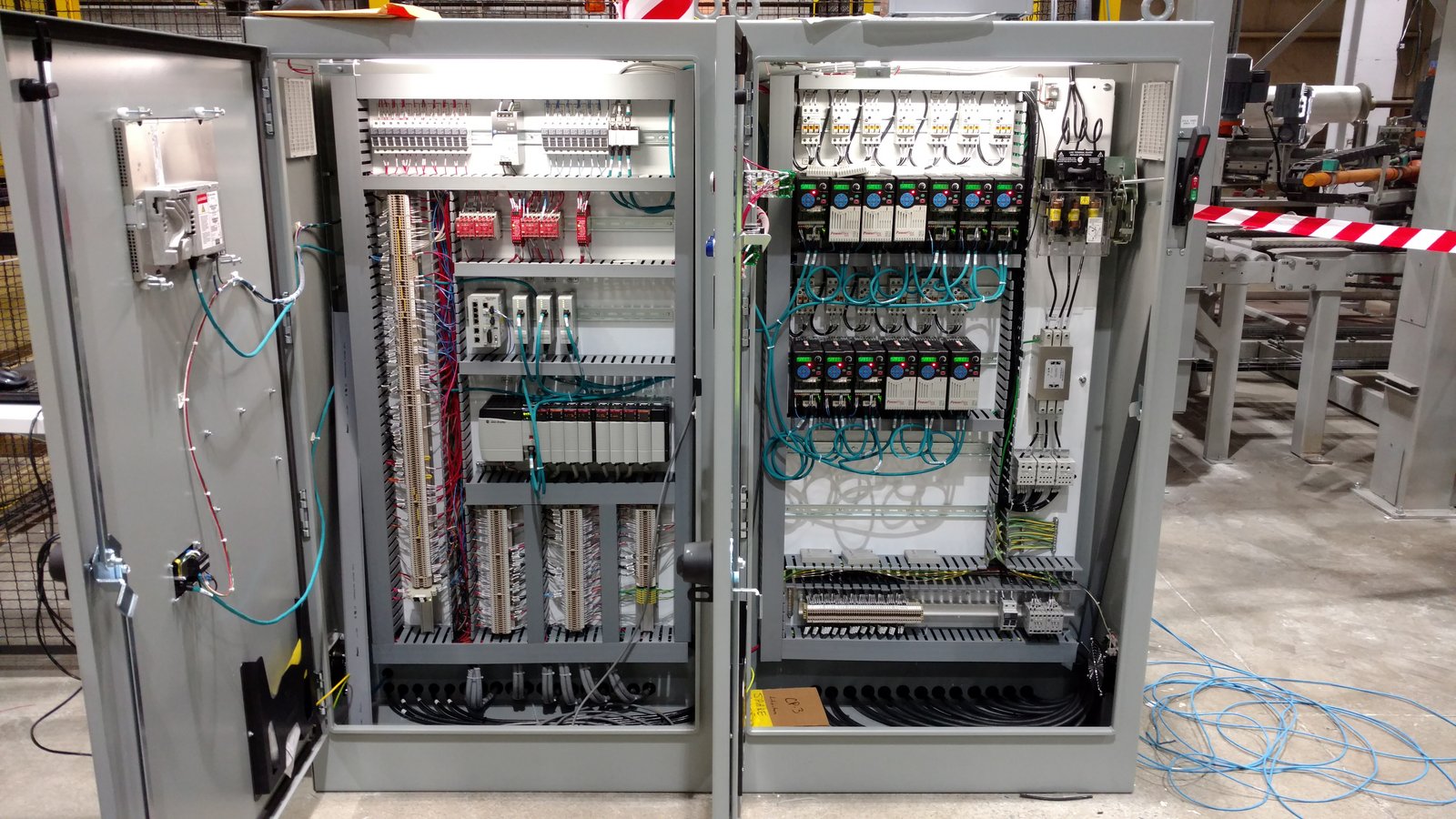 Industrial electrician, PLC panel