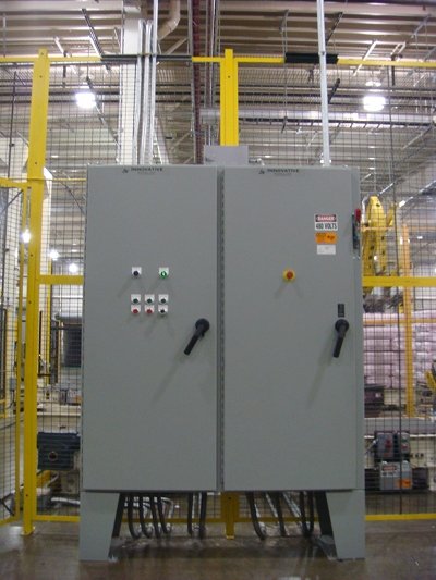 Industrial electrician, PLC panel